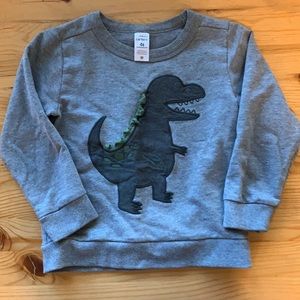 EUC 4T dinosaur sweater
